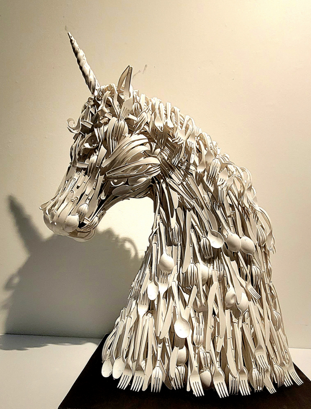 The Unicorn-Recyclabe Cutlery-15x20x8''-2024