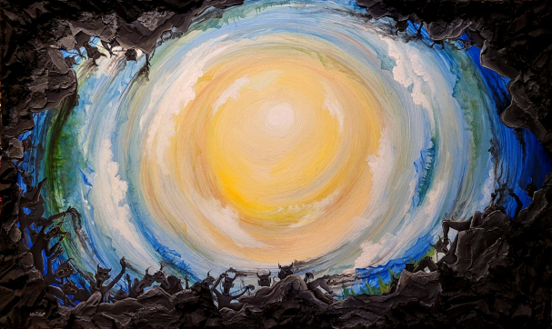 The Universe-Mixed Media-25x35''-2021