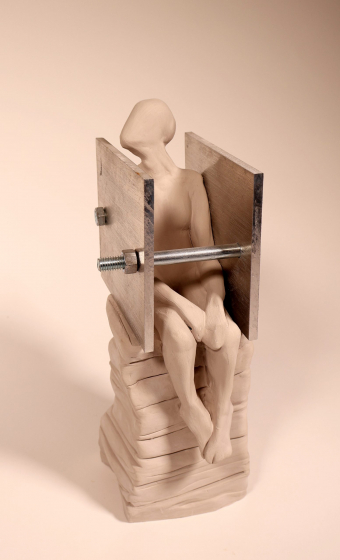 Migration -Ceramic & Metal-5x5x14''-2022